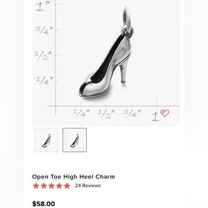 James Avery high heel charm